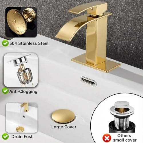 Bathroom Sink Drain Kit with Clear Bottle Trap and Flexible Water Seal Pipe - Image 4