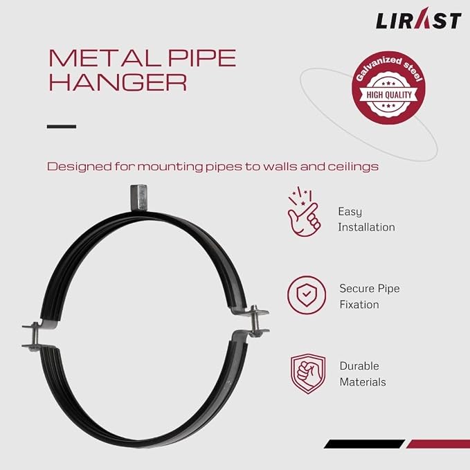 6 Inch Pipe Clamp Pack of 5 - Image 2