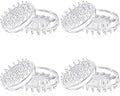 Jetec 8 Pcs Carpet Protectors Furniture Leg Spiked Caster Cups by Jetec