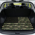 ELEQIN Green Camo American Flag SUV Trunk Mat Cargo Liner by ELEQIN