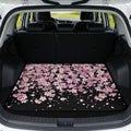 Black Cherry Blossom All Purpose Trunk Mat Universal Waterproof Cargo Liner by Mintulipy