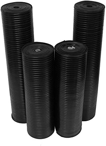 Rubber-Cal Wide-Rib Corrugated Rubber Floor Mat by Rubber-Cal