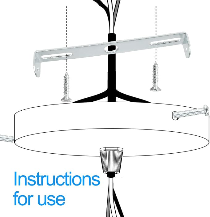 6 Pieces Light Fixture mounting Brackets - Image 3