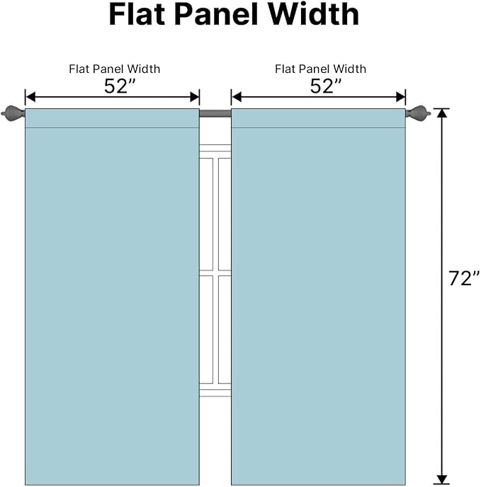 H.VERSAILTEX Blackout Curtains Thermal Insulated Window Treatment Panels Room - Image 7