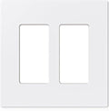 ELEGRP 2-Gang Screwless Decorative Wall Plates, Mid-Size 4.88" height x 4.94" by ELEGRP%7CELEGROUP