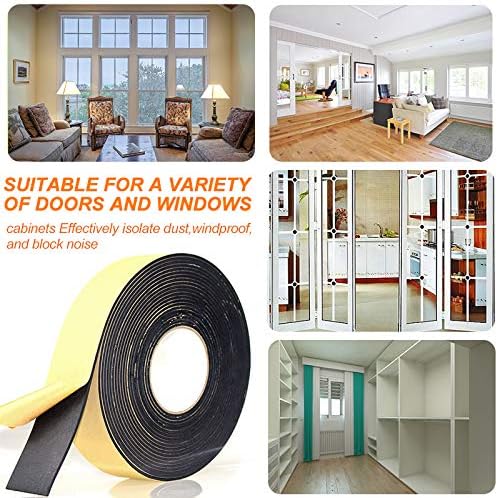 Foam Insulation Tape Adhesive High Density, Weatherstrip, Waterproof, Air - Image 5