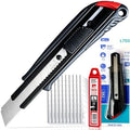 18mm Utility Knife, Auto-Lock Heavy Duty Retractable Box Cutter by SINSEUNG