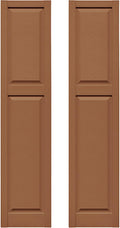 14.75 in. W x 67 in. H Builders Edge, Cottage Style, Raised Panel Shutters by Builders+Edge
