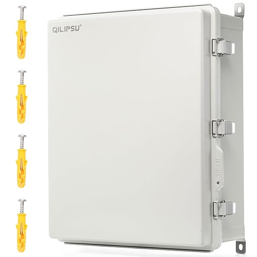 QILIPSU UL94-V0 Outdoor Electrical Box 20.3"x16.4"x7.9" Waterproof Junction Box by QILIPSU