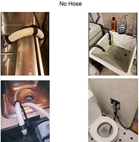 YYST Flexible Laundry Tub Washing Machine Discharge Hose Clip Hose Holder - Image 6