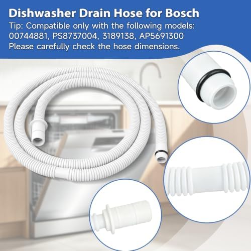 00744881 Dishwasher Drain Hose, Compatible - Image 6