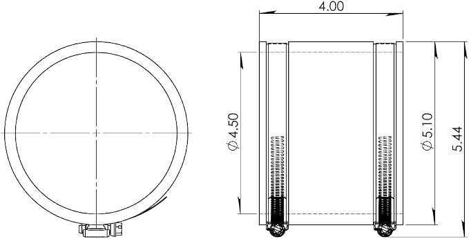 Fernco 4 In. x 4 In. Plastic to Plastic PVC Coupling - Image 4