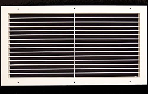 30" w X 12" h Aluminum Adjustable Return/Supply HVAC Air Grille by HVACPremium