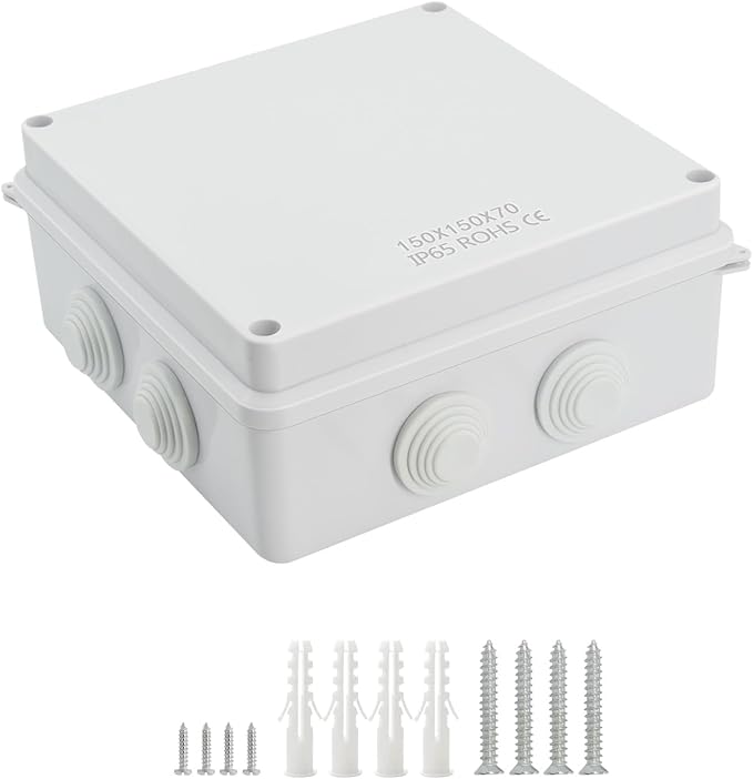 ABS Plastic Dustproof Waterproof IP65 Junction Box Universal Electrical Project by LeMotech
