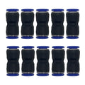 zjxed 10mm OD x 10mm OD Pneumatic quick Connector Push to Connect fittings by ROZESAZZ