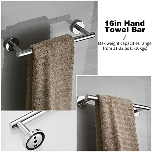 10pcs Bathroom Hardware Set, Brushed Nickel Bathroom Hardware Set, Including - Image 2