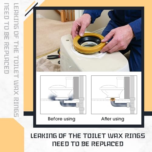 120 Pcs 8 Set Toilet Wax Ring Kit - Image 5