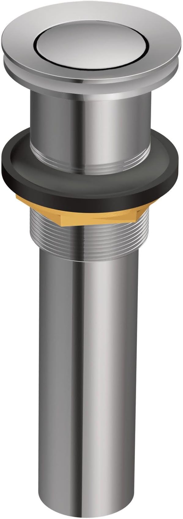 Moen Chrome Bathroom Vessel Sink Pop-Up Drain Assembly - Image 3