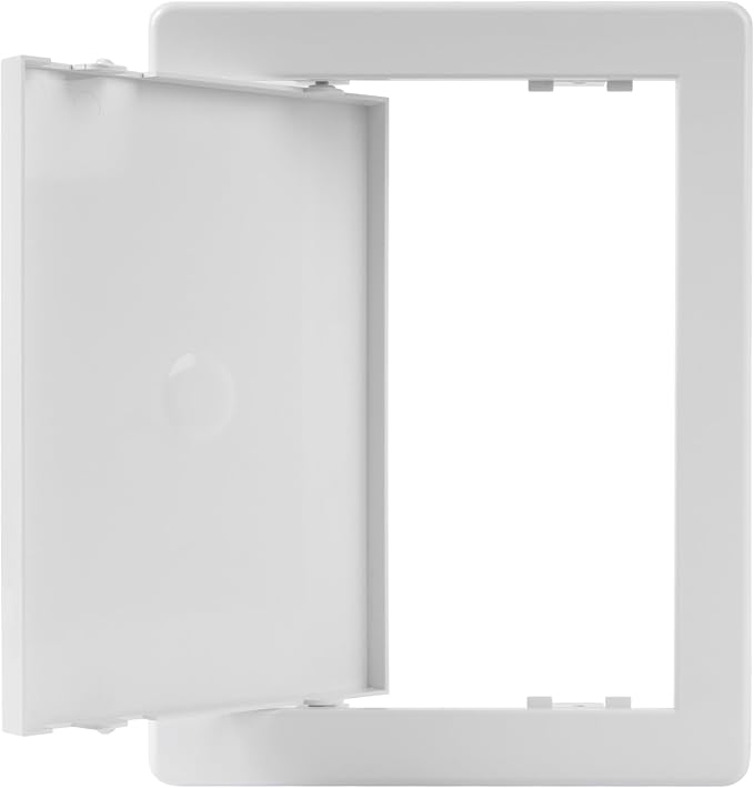 6x8 Inch White Access Panel for Drywall – ABS Plastic Square Wall, Ceiling - Image 9