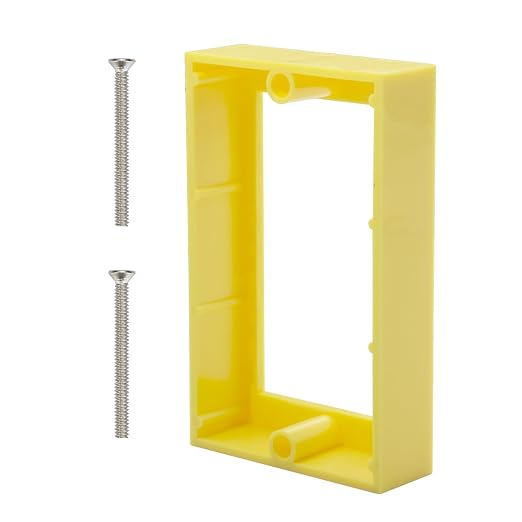 Single Gang Receptacle Outlet Box Extenders 3/4" by XGGYA