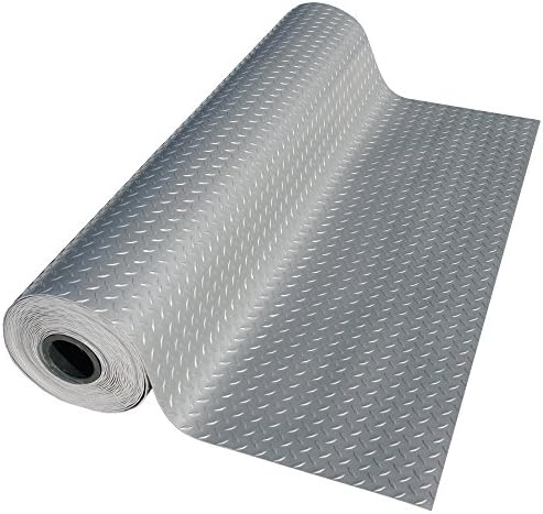 Rubber-Cal Diamond Plate Metallic PVC Flooring - Image 4