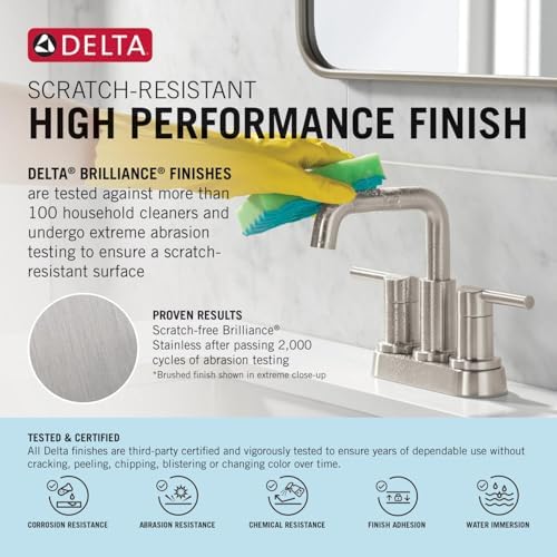 Delta Arvo Brushed Gold Bathroom Faucet - Image 5