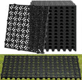 15 Pcs 15.7" x 15.7" Heavy Duty Ground Protection Mats, Interlocking Non-Slip by Nalwort