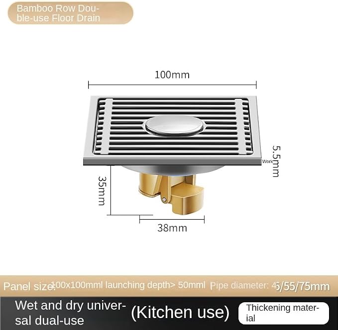 Bathroom Drain Rack 304 Stainless Steel Floor Drain - Image 2