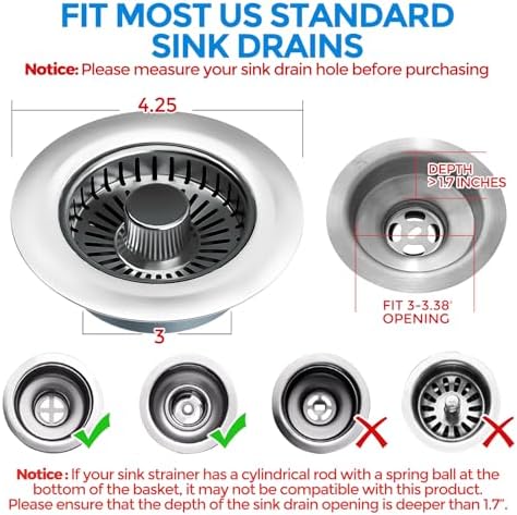 zaa Kitchen Sink Drain Strainer - Image 4