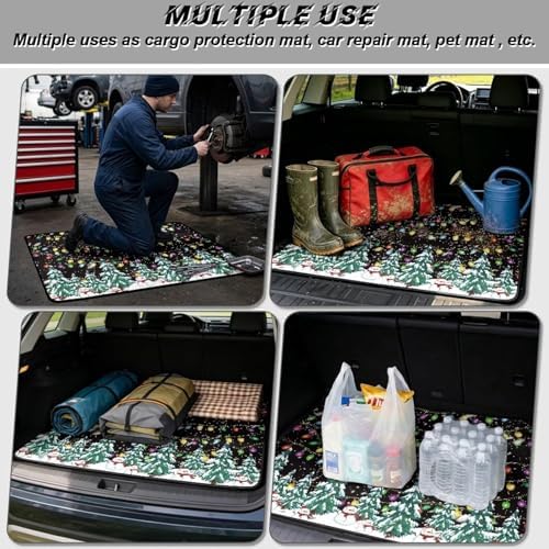Christmas Tree Universal Car Trunk Mat All Weather Trunk Protection Cargo Liner - Image 3