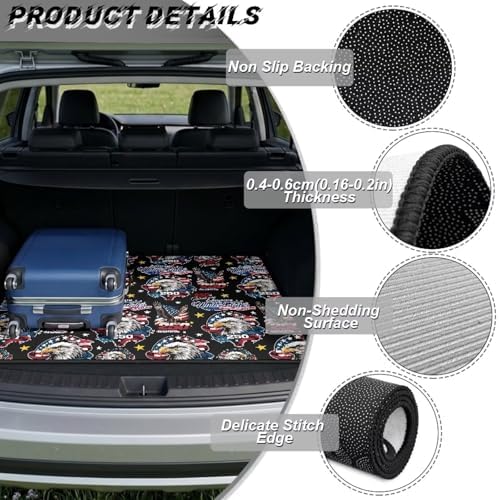 ELEQIN 250th Birthday American Car Cargo Liner Non Slip Backing Cargo Mat Rear - Image 6