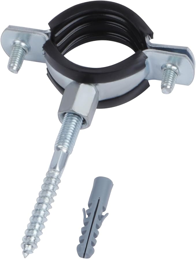 6 PCS Split Ring Pipe Hanger, Heavy Duty Adjustable Pipe Bracket Clamp - Image 7