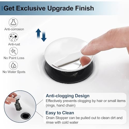 Pop Up Bathroom Sink Drain - Image 5