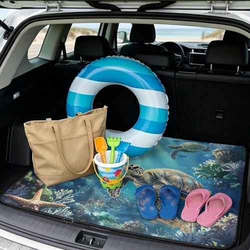 Underwater Turtle Outdoor Trunk Mat 29"x39" - Image 2