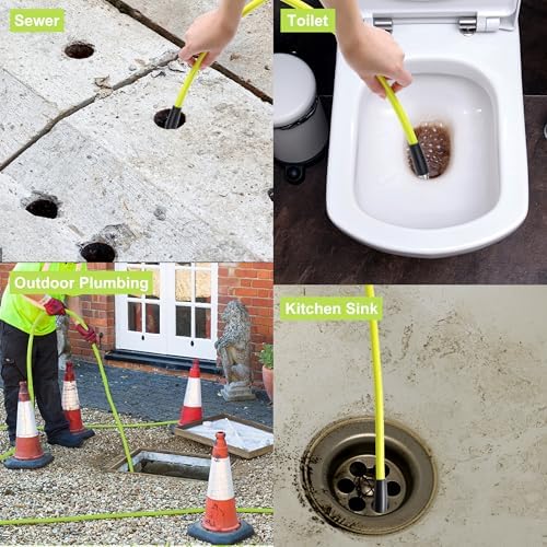 M MINGLE Sewer Jetter Kit for Pressure Washer 150 FT - Image 6