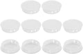 uxcell 10Pcs Plastic Hole Plugs, 38mm Flush Type Panel Plugs, Round Snap by uxcell