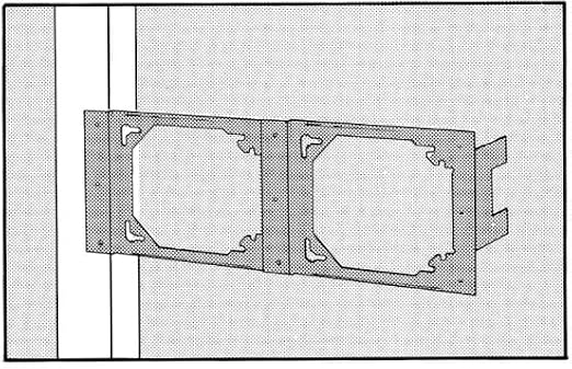 10 Pack, E-Z T-4 Electric Outlet Box Mounting Brackets - Image 3