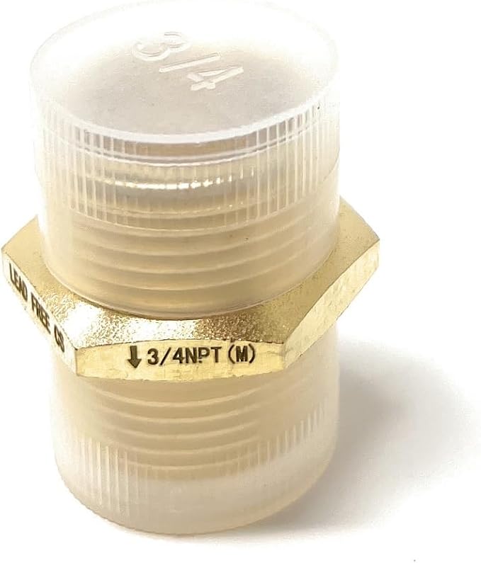Cascada 3/4" G Thread Male to 3/4" NPT Thread Male Pipe Fitting Adapter - Image 2