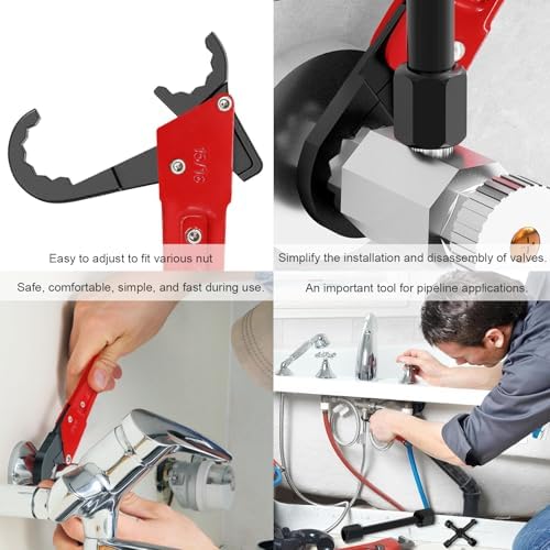 Plumbing Tools, Angle Stop-On Wrench kit, High-Precision Angle-on Wrench - Image 6