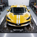 Garage Floor Mat 7'9"x18', 610GSM PVC Containment Mat Raised Edge by Unknown