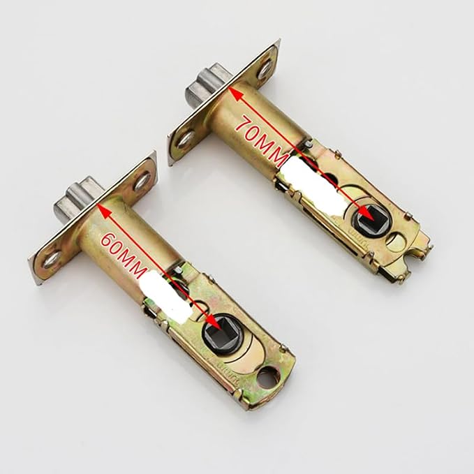 2PCS Adjustable Deadlatch Adjustable Bolt Size 60/70mm Adjustable deadbolt - Image 4