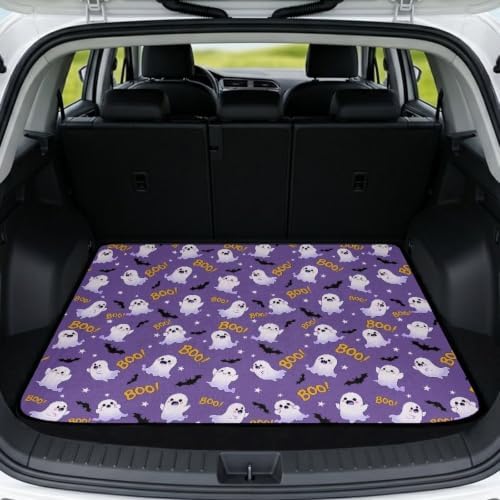 Purple Ghost Boo Universal Moving Trunk Mat 29"x39" – Heavy Duty Waterproof by Unknown