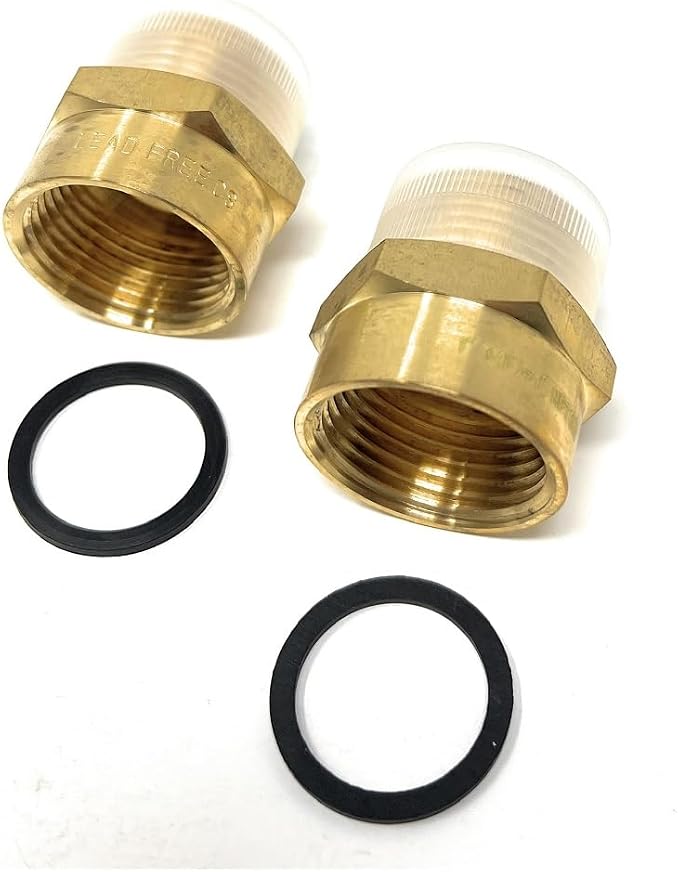 Cascada 1" G Thread Female to 1" NPT Male Adapter | Brass Pipe Fitting Adapter - Image 6