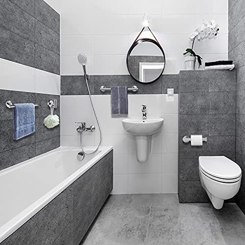 Nolimas 12 Inch Bath Hand Towel Bar SUS 304 Stainless Steel Towel Rod Rack - Image 2