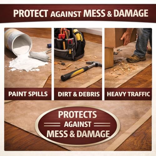 Brown Rosin Floor Protection Paper Roll 36 Inch x 166 Feet Heavy Duty Builder - Image 5