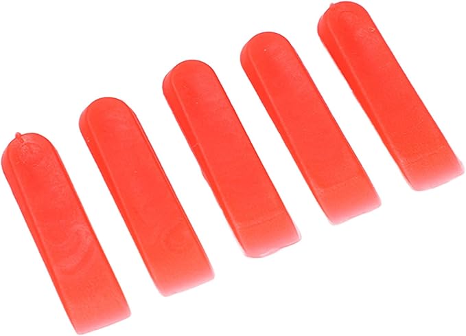 1000PCS Tile Leveling Wedges, 0.2in Red PE Tile Leveling System, Wear Tiles by Yctze