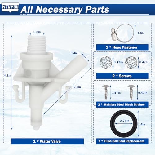 385311641 RV Water Valve Replacement Kit - Image 3