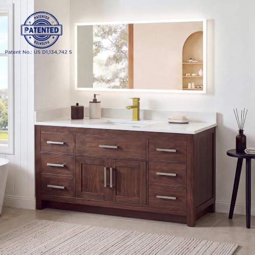 FORIOUS Bathroom Faucet 1 Hole Single Handle Vanity Sink Faucet Gold - Image 7