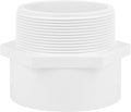 4" PVC Male Adapter Pipe Fittings, 2-Way PVC Slip Hose Adapter Coupling by Lswteiz