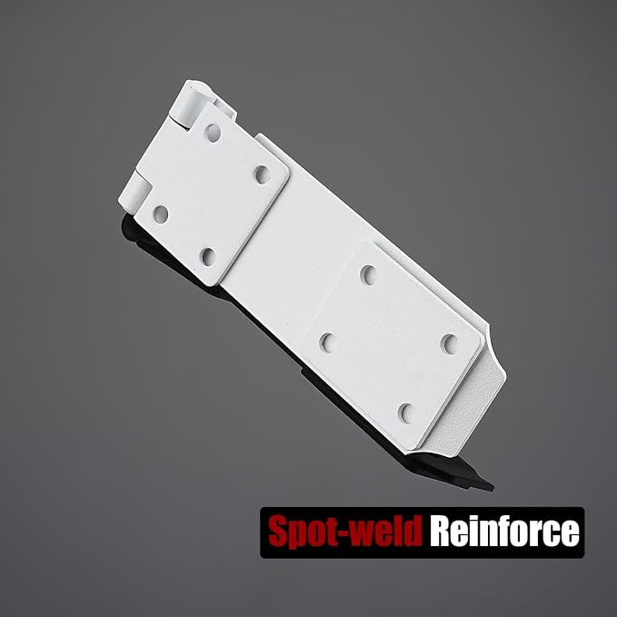 JQK Door Hasp Latch Lock, 5 Inch 304 Stainless Steel Safety Packlock Clasp - Image 5